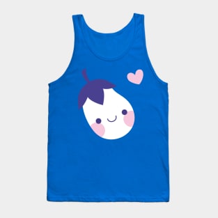 Cute white eggplant Tank Top